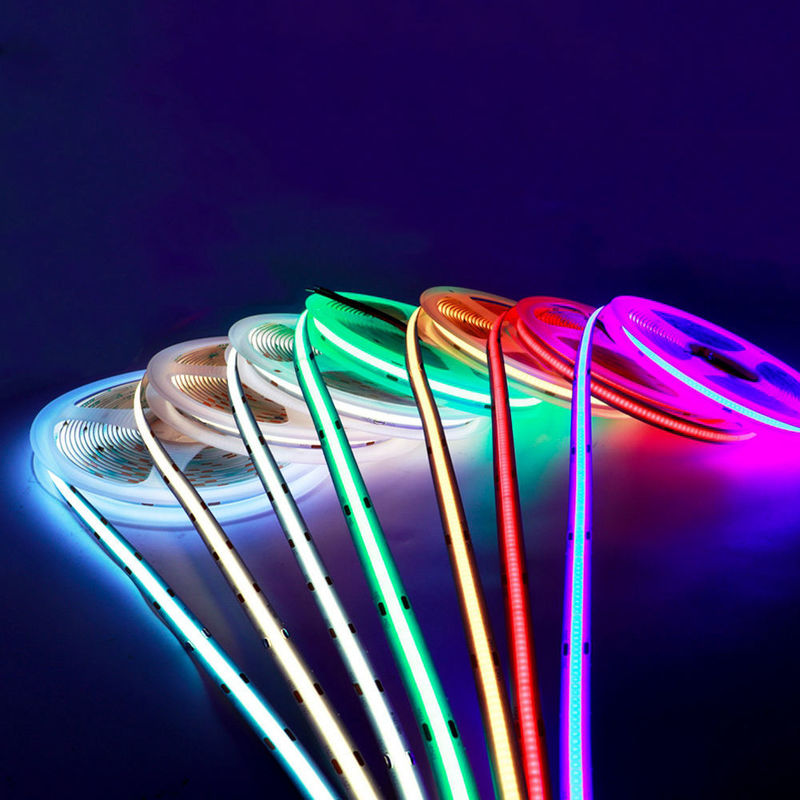 diodo emissor de luz impermeável do Rgb 768Leds/M 24V Ip65 da tira do diodo emissor de luz de 10mm 756LEDs/M Rgb Cob flexível