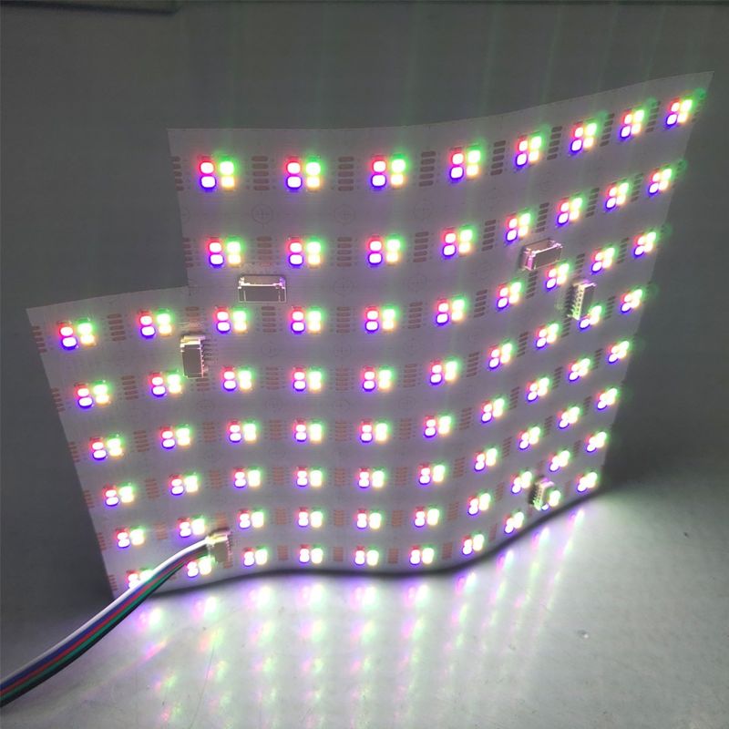 Dc24v Rgbw conduziu brandamente a folha flexível conduzida do luminoso do painel da folha 1152leds Smd2835 35w do painel placa flexível macia